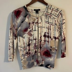 White House Black Market 3/4 cardigan like new